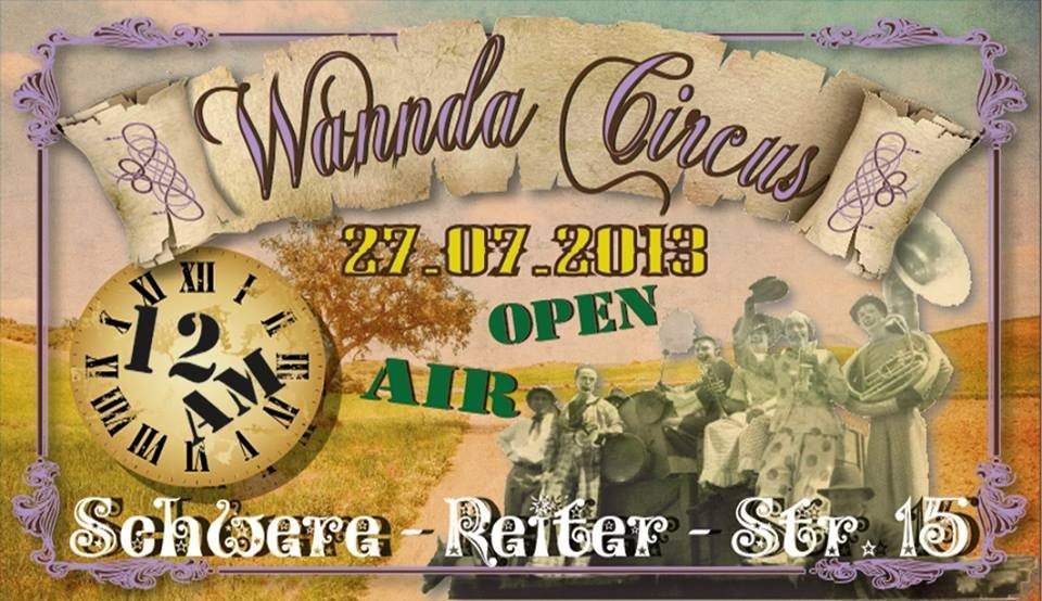 Wannda Circus Open AIR - BE Svendsen |Traumfabrik - uvm - Página frontal