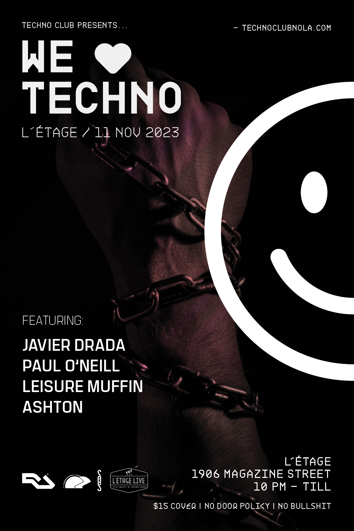 Techno Club presents We Love Techno 2.0 - Página frontal