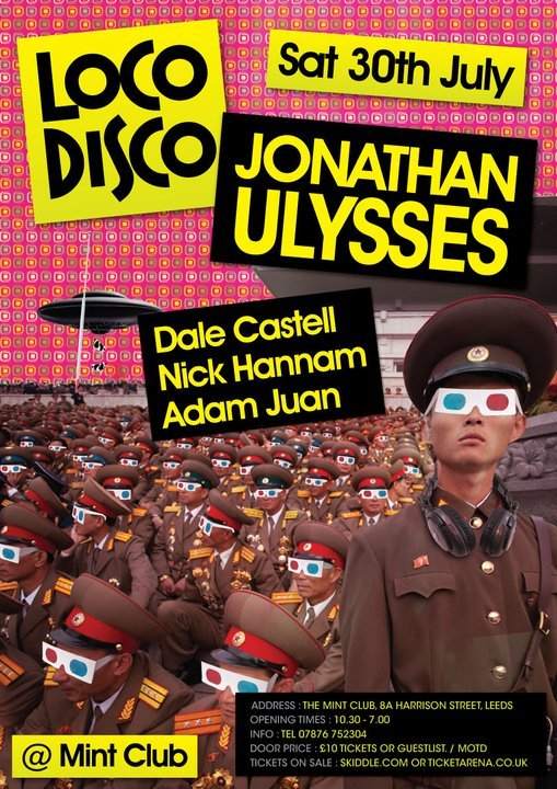 Loco Disco Ibiza Special with Jonathan Ulysses - フライヤー表
