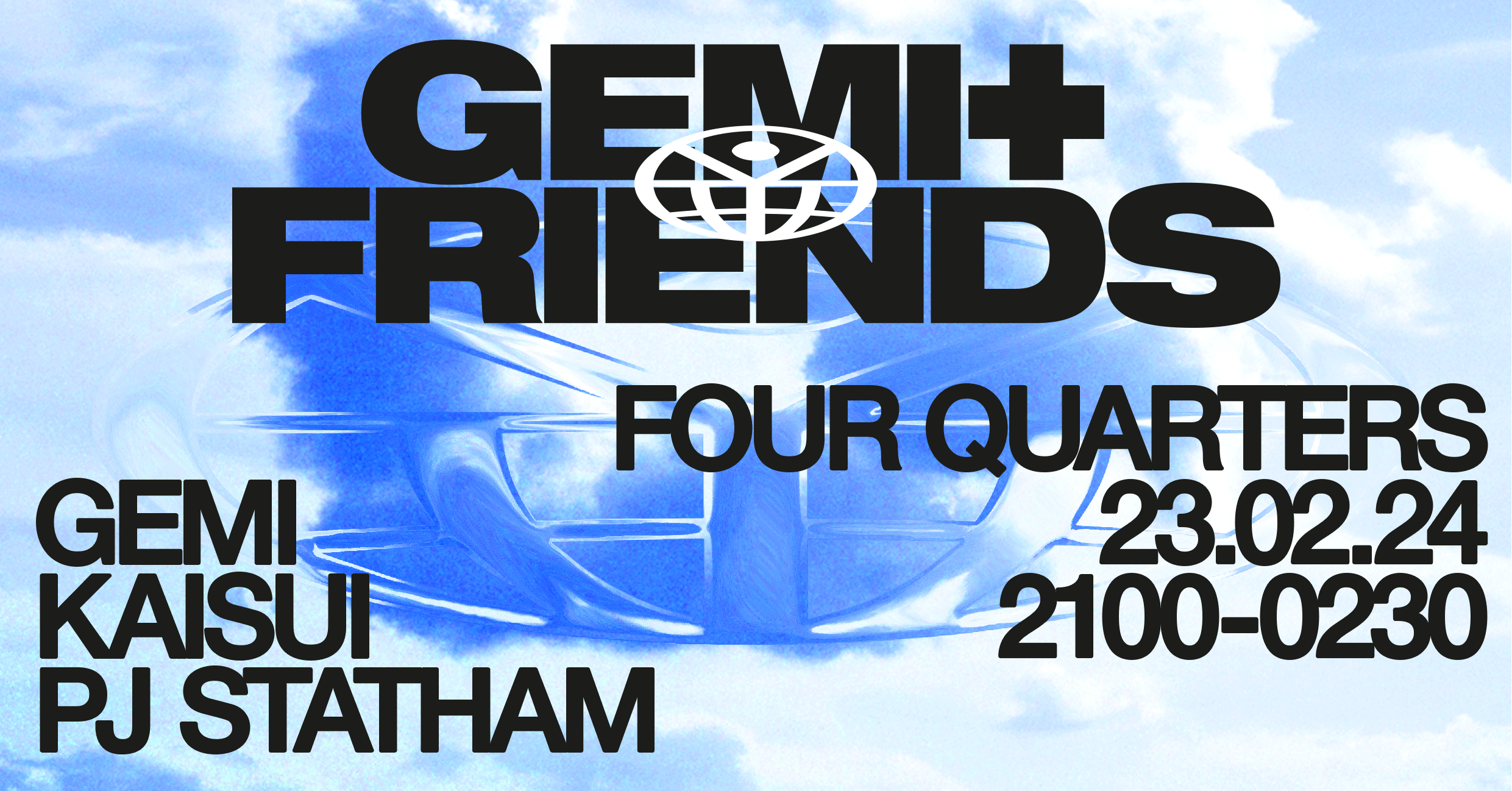 Gemi + Friends: KAISUI & PJ Statham - フライヤー表