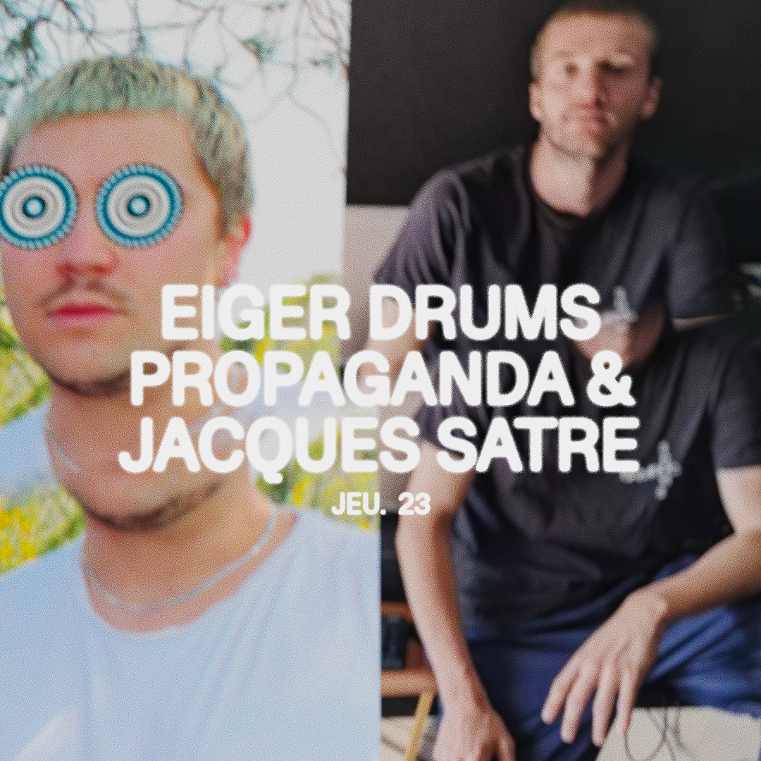 Eiger Drums Propaganda & Jacques Satre - Página frontal