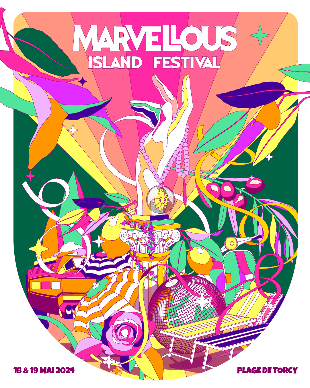 Marvellous Island 2024, Day 2, Sunday May 19th - フライヤー裏