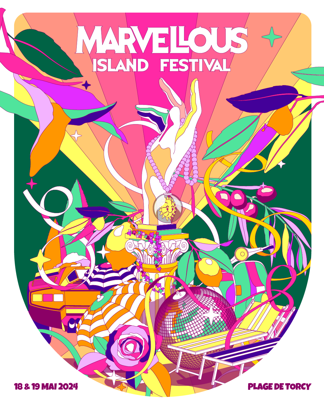 Marvellous Island 2024, Day 2, Sunday May 19th bij Plage De Torcy, Parijs