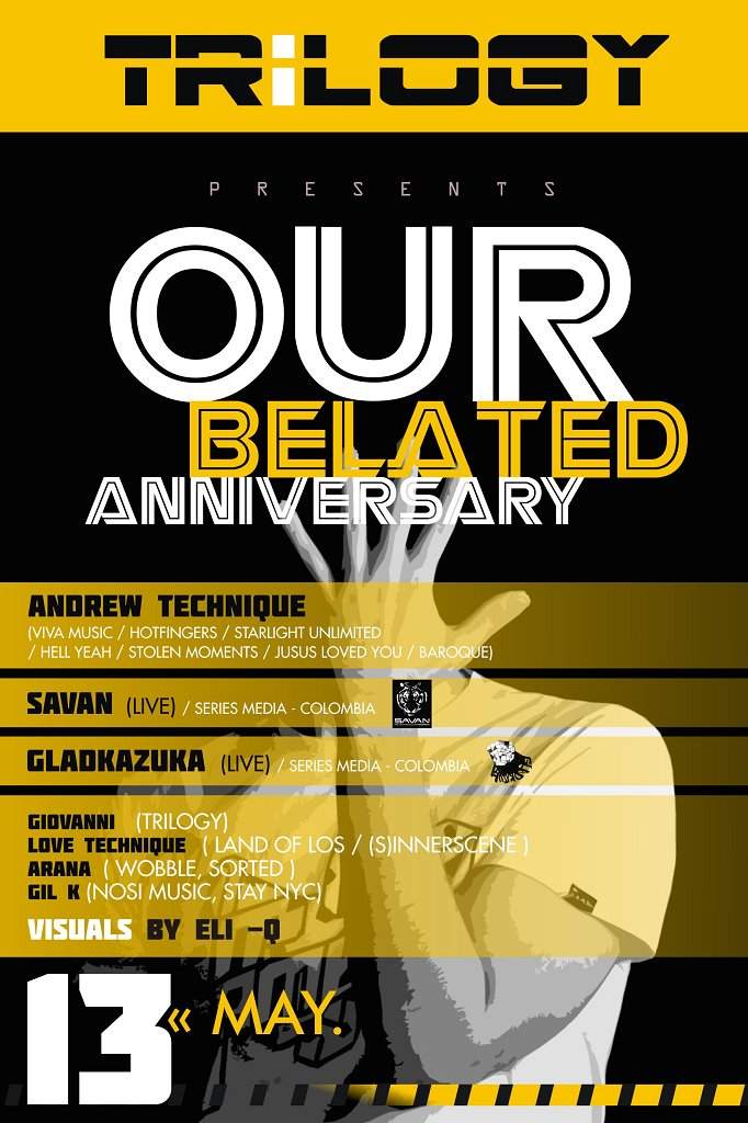 Trilogy presents: Our Belated Anniversary - フライヤー表
