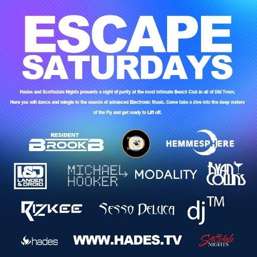 Escape Saturdays - Página frontal