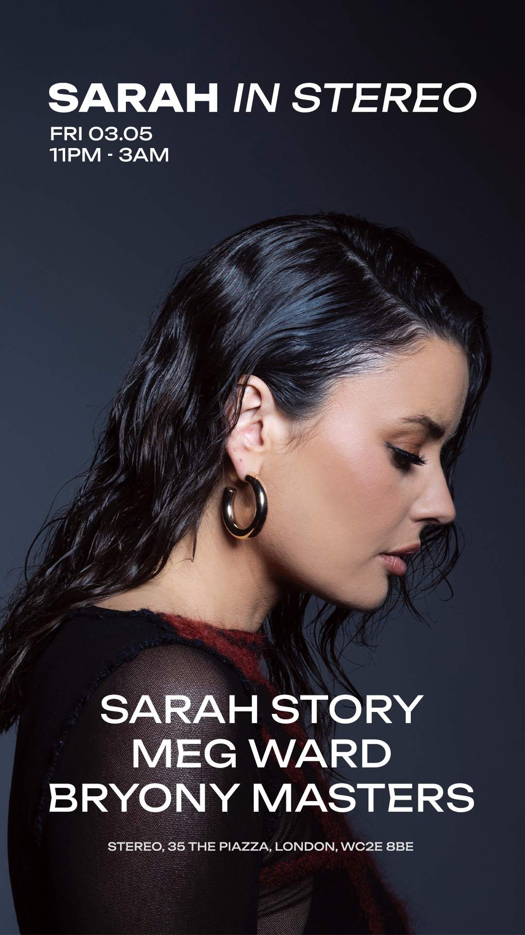 Sarah In STEREO - Página frontal