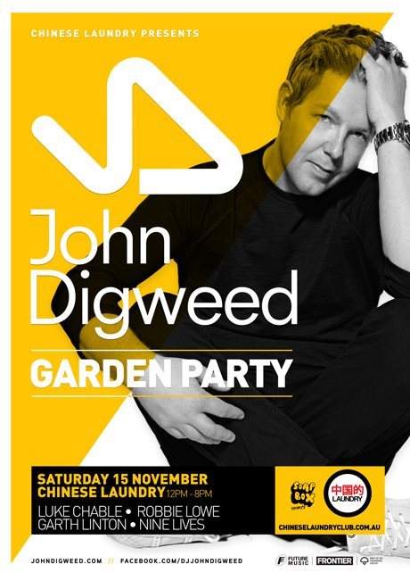 John Digweed Garden Party - Página frontal