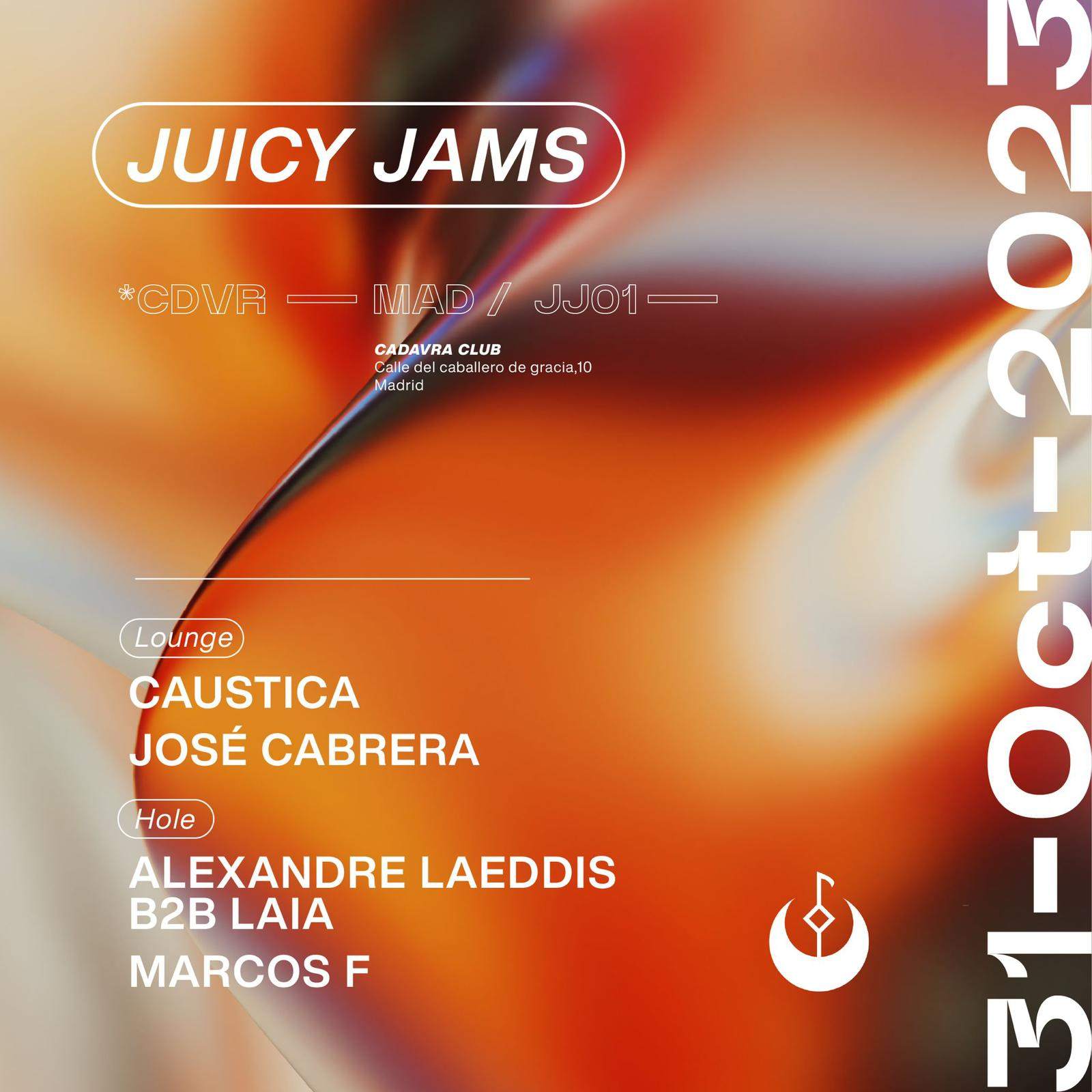Juicy Jams - フライヤー表