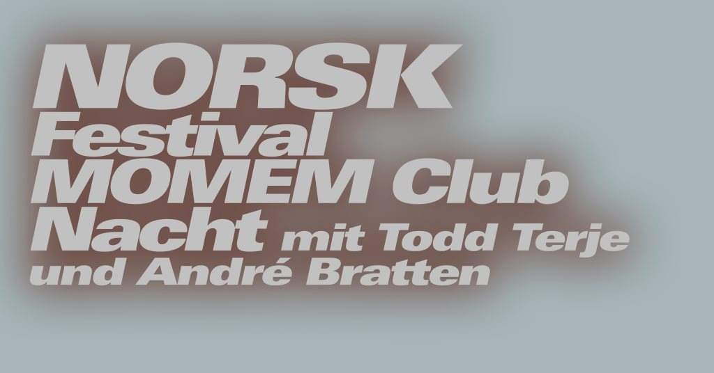 Club-Nacht mit Todd Terje & André Bratten - Página frontal