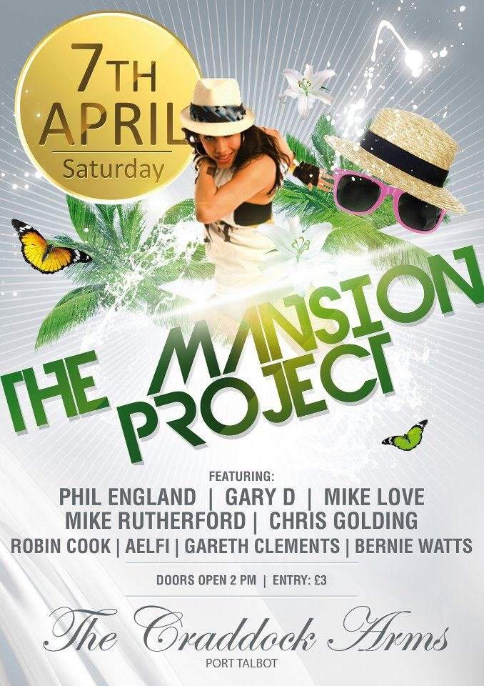 The Mansion Project: Spring Sessions - フライヤー表