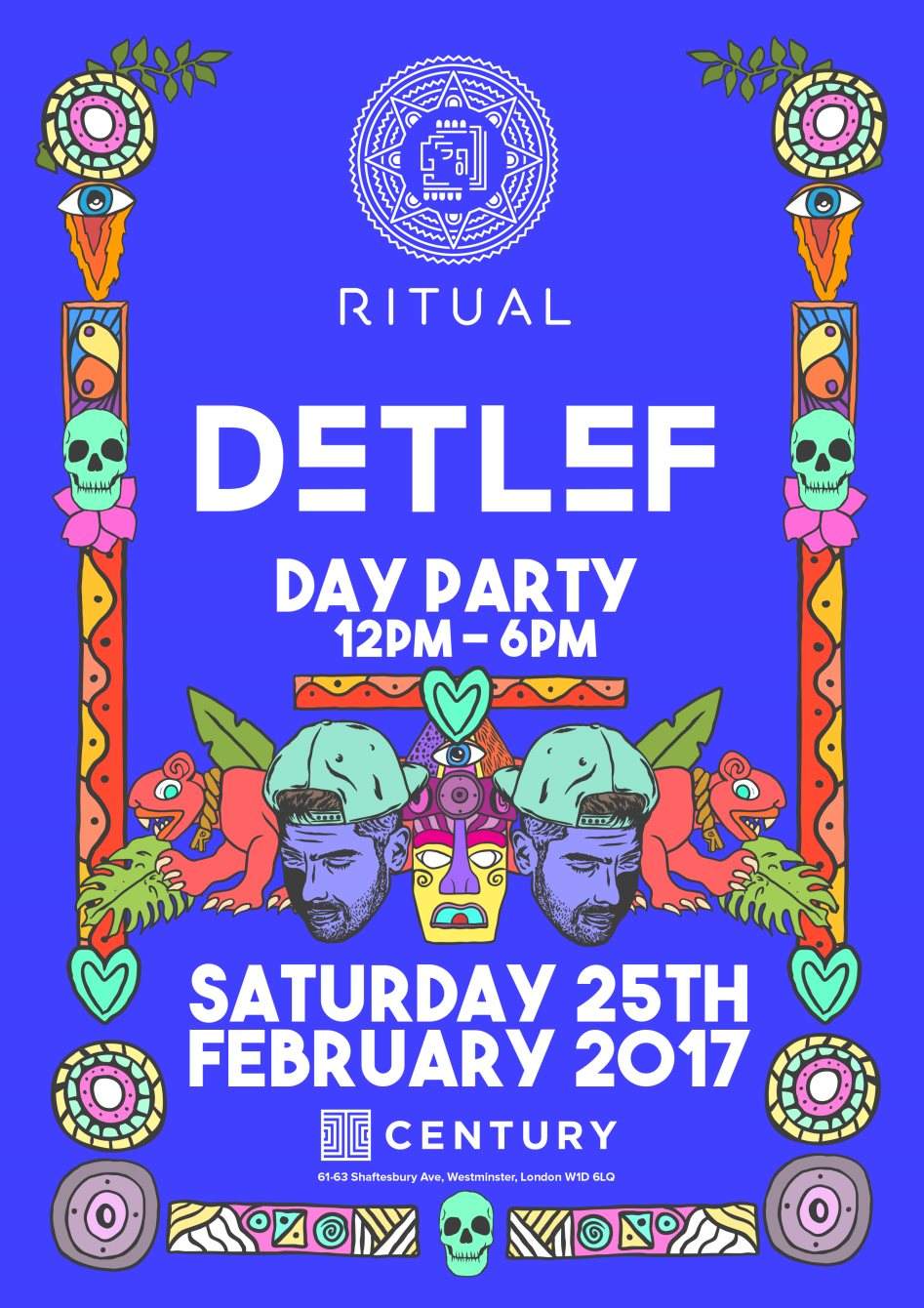 Ritual - Rooftop Day Party with Detlef + Support bij Century, London