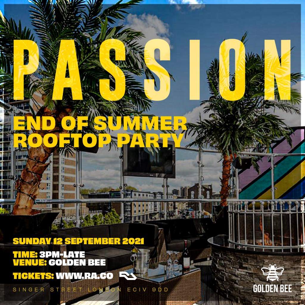 Passion - End Of Summer Rooftop Party - Página frontal