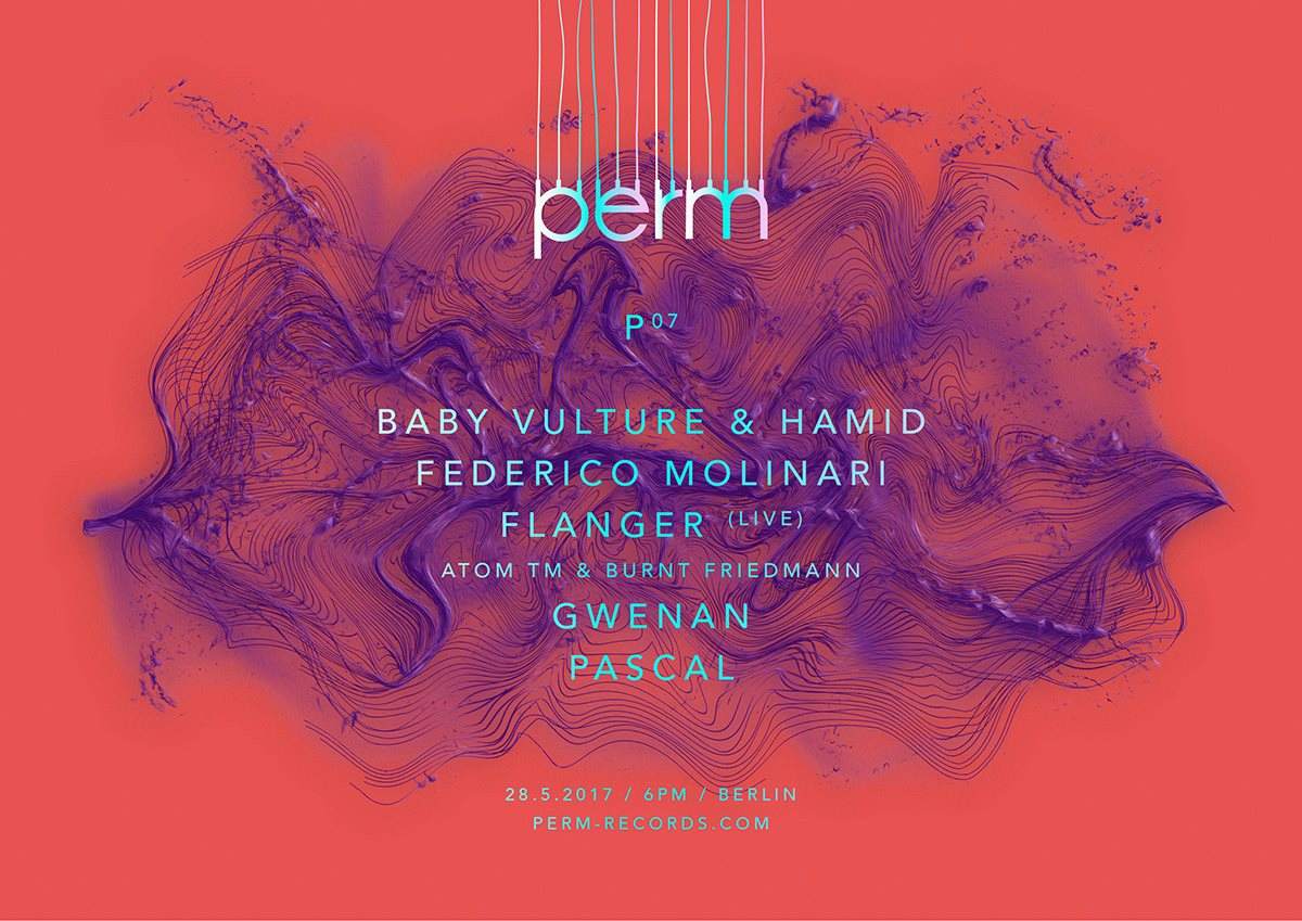 Perm07: with Flanger (Live), Federico Molinari, Gwenan & More - フライヤー表