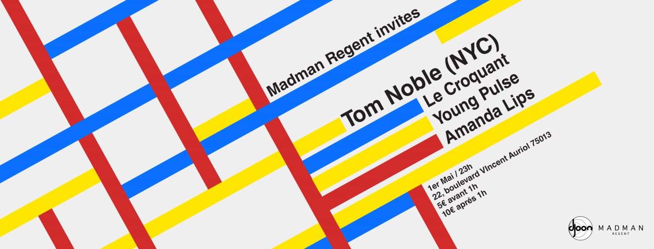 Madman Regent Invites Tom Noble (NYC) - Página frontal