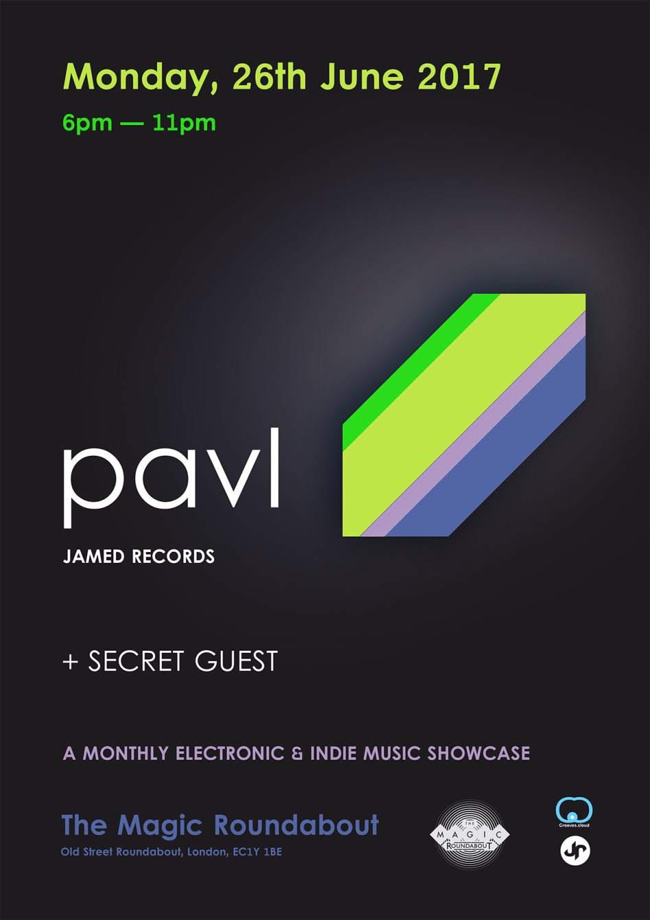 Jamed Records with pavl + Secret Guest - Página frontal