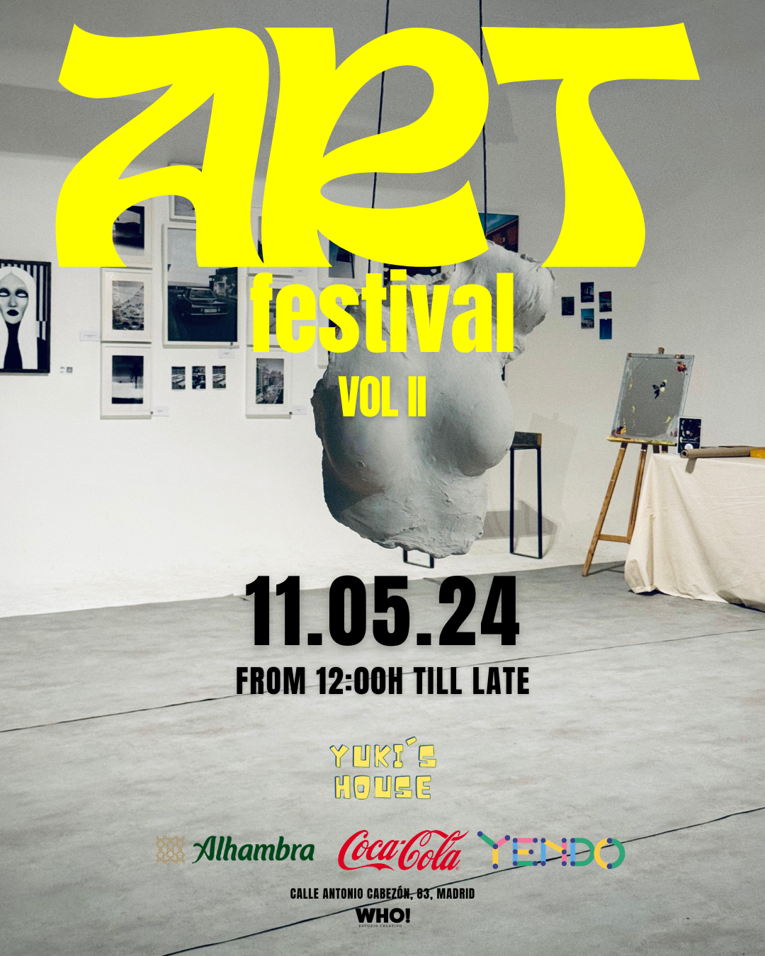 ART FESTIVAL II by YUKI´S HOUSE - フライヤー表