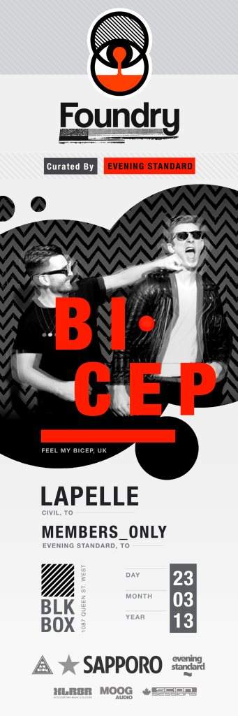 Foundry // Bicep + Members Only + Lapelle // Curated by Evening Standard - Página frontal
