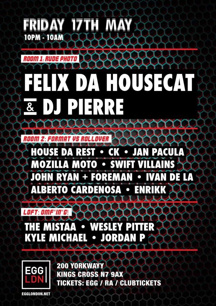 10x10 Series 005: Rude Photo: Felix da Housecat & DJ Pierre - Página trasera