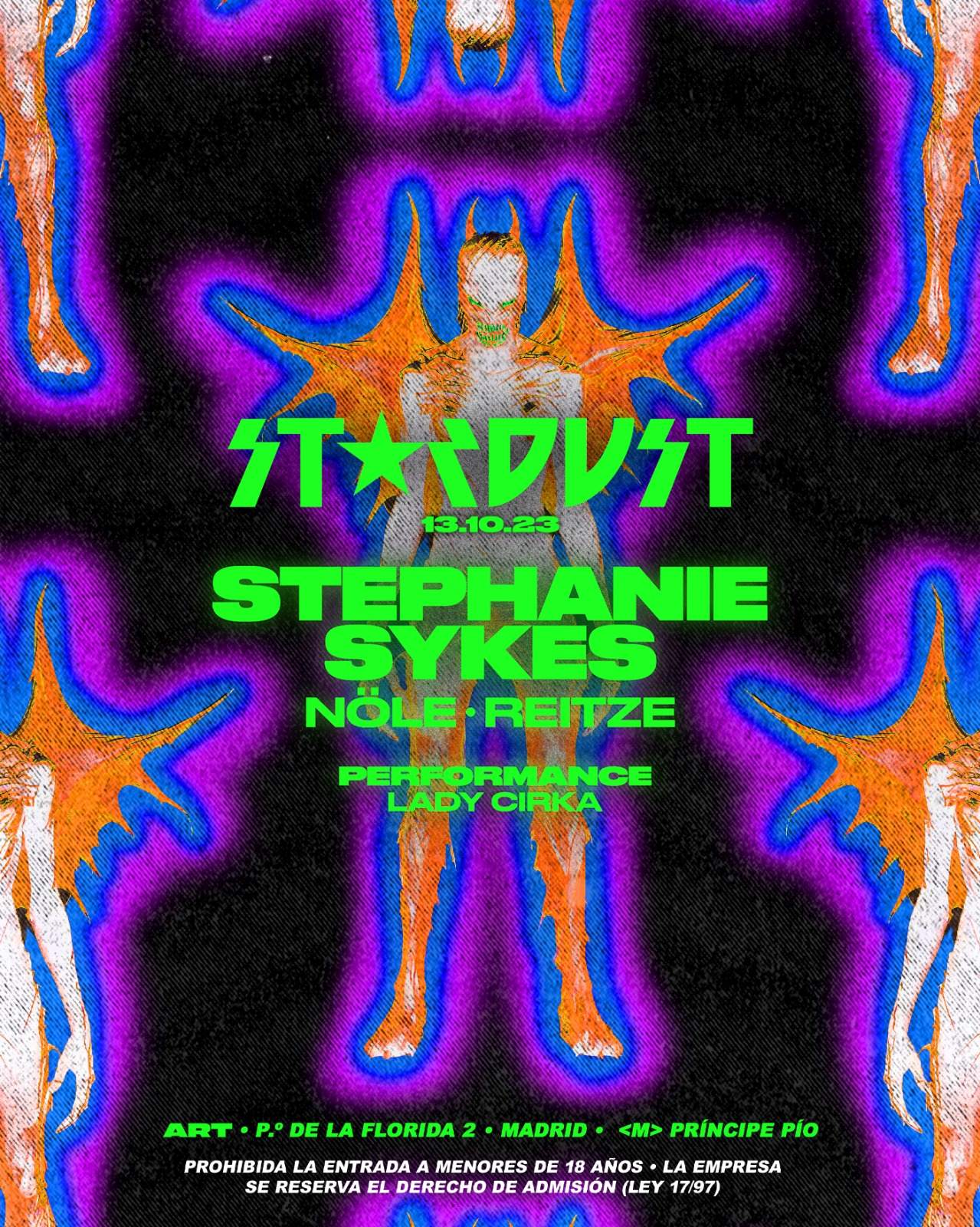 Stardust: Stephanie Sykes + Nöle + Reitze - Página frontal