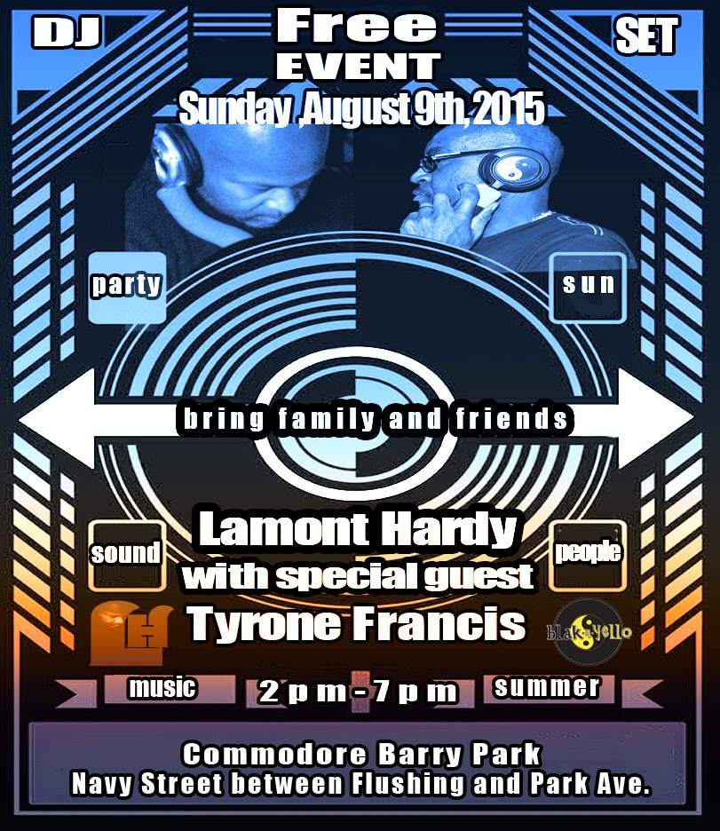 Free Outdoor Event with Lamont Hardy & Tyrone Francis - Página frontal