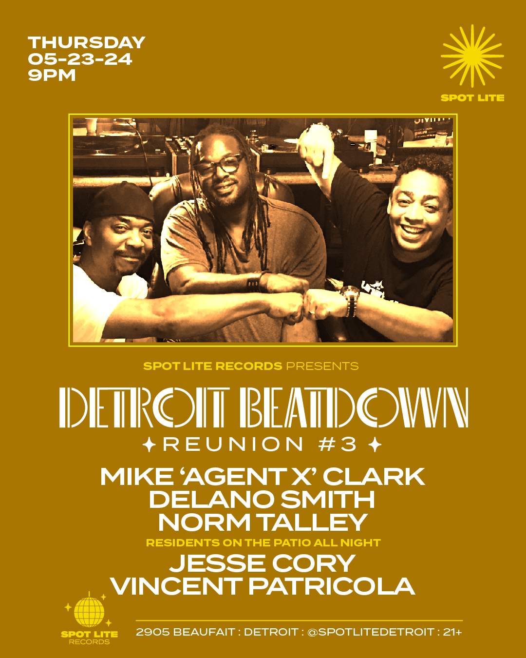 Spot Lite Records presents: Detroit Beatdown Reunion #3 - フライヤー表