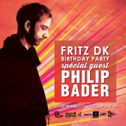 Fritz DK Birthday Party - フライヤー表