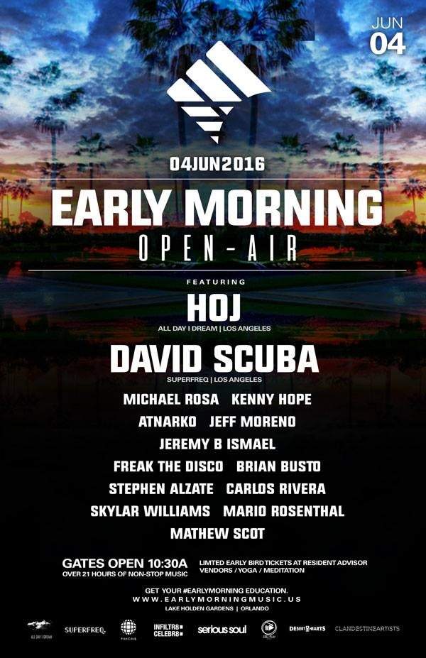 Early Morning Open Air - フライヤー裏