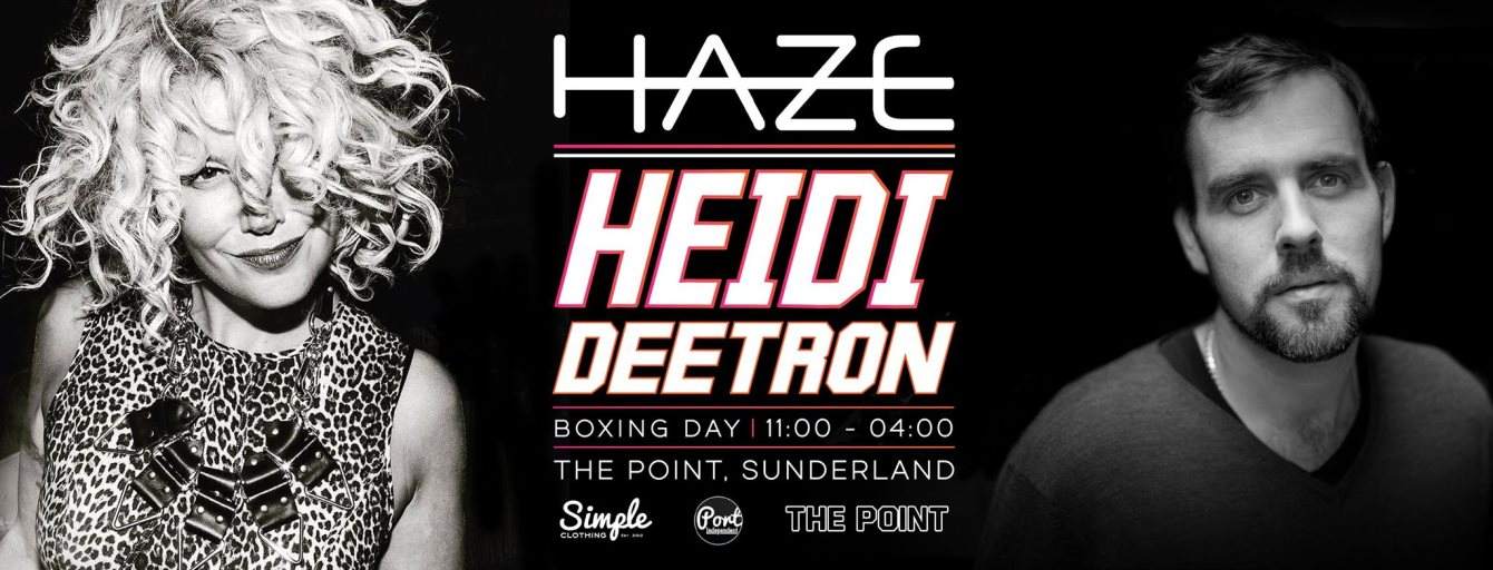 Haze Boxing Day Special with Heidi - Deetron - Cristoph - Lewis Boardman - Chris Cue - Página frontal