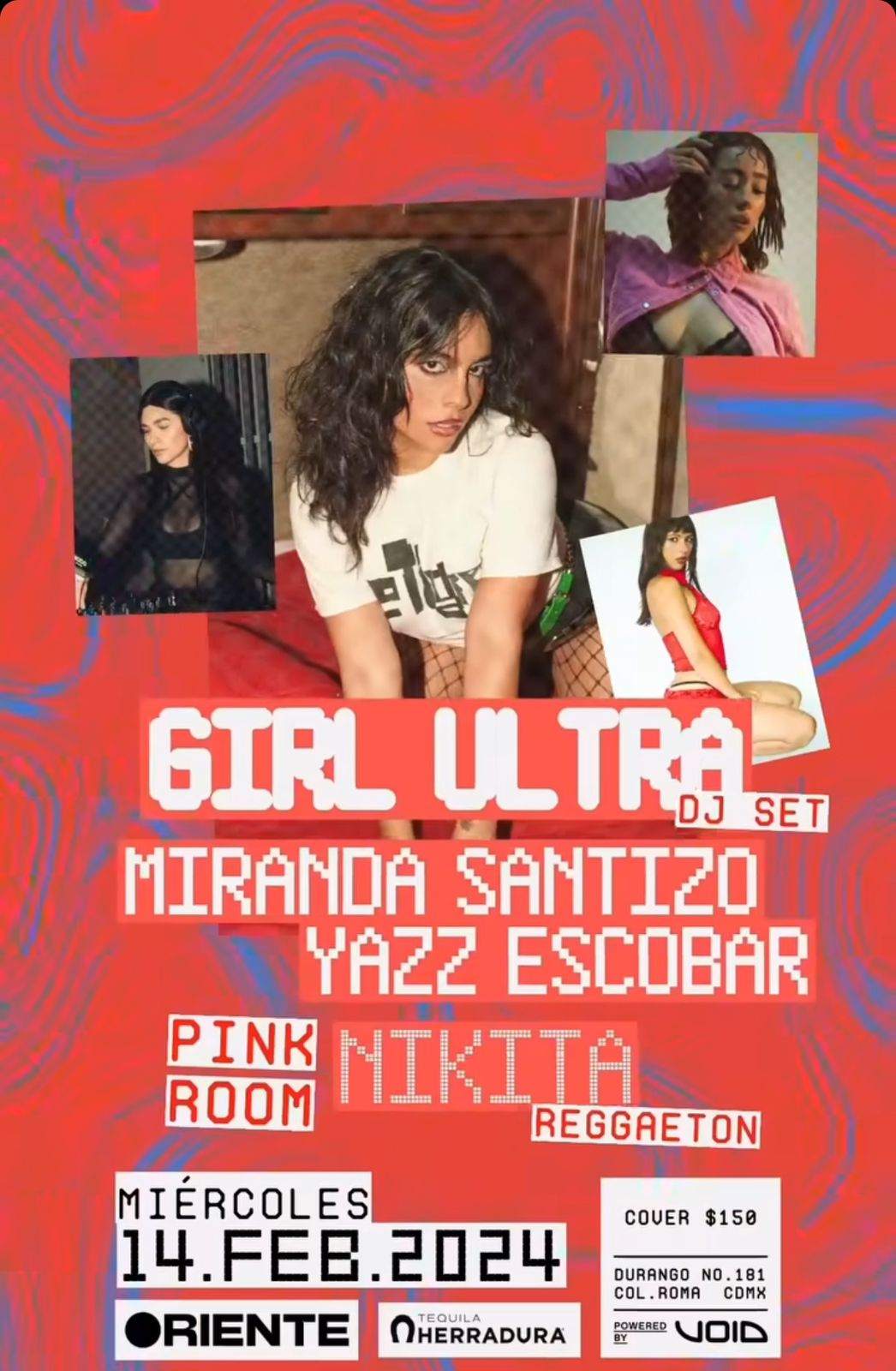 Girl Ultra, Miranda Santizo, Yazz Escobar, Nikita - Página frontal