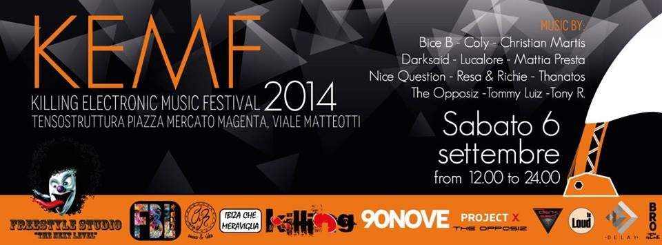 Kemf 2014 - Official Events - フライヤー表