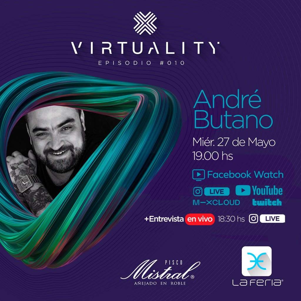 Virtuality La Feria: Episode 010 - André Butano - フライヤー表