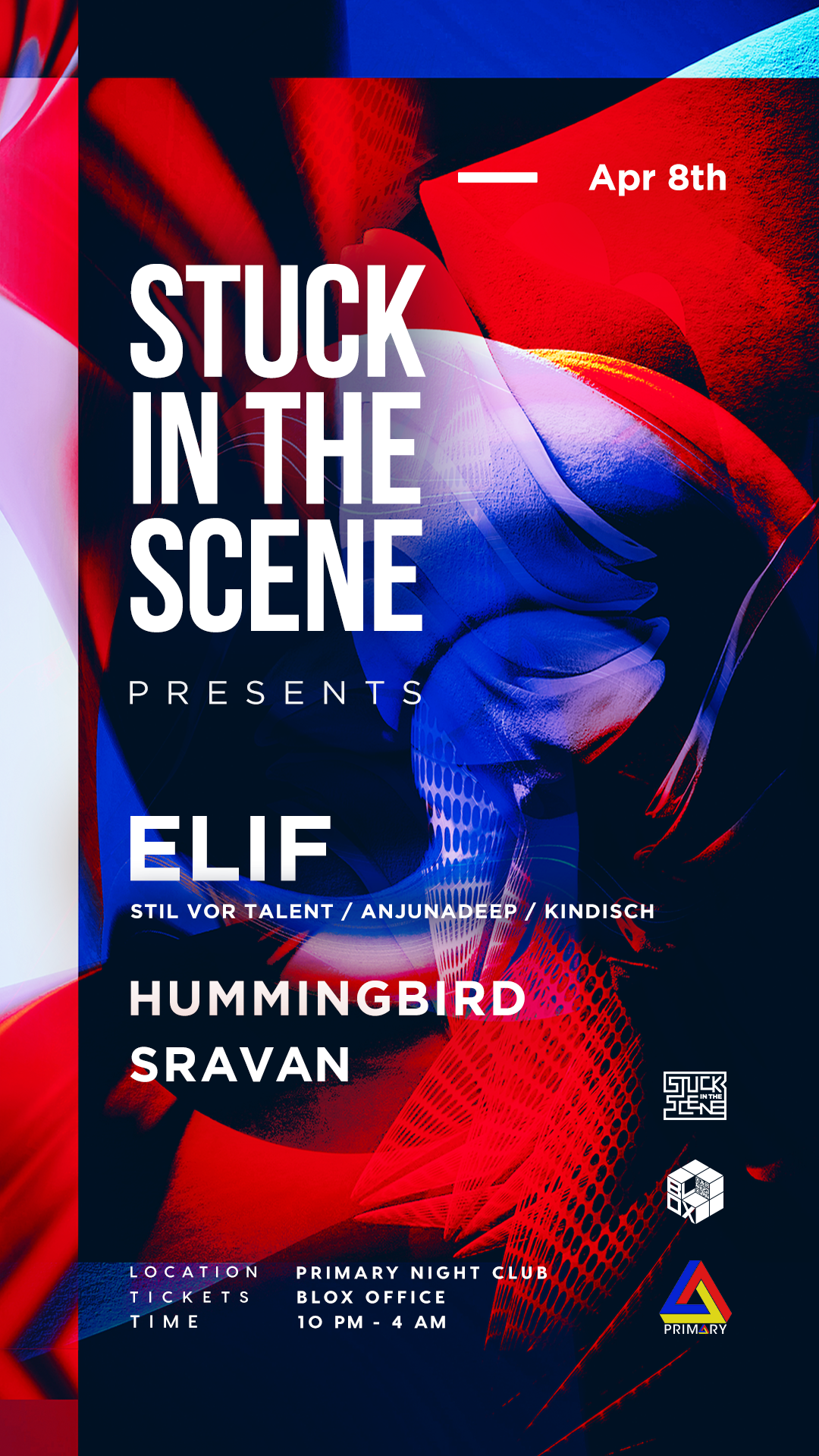 Stuck In The Scene presents Elif - Página frontal