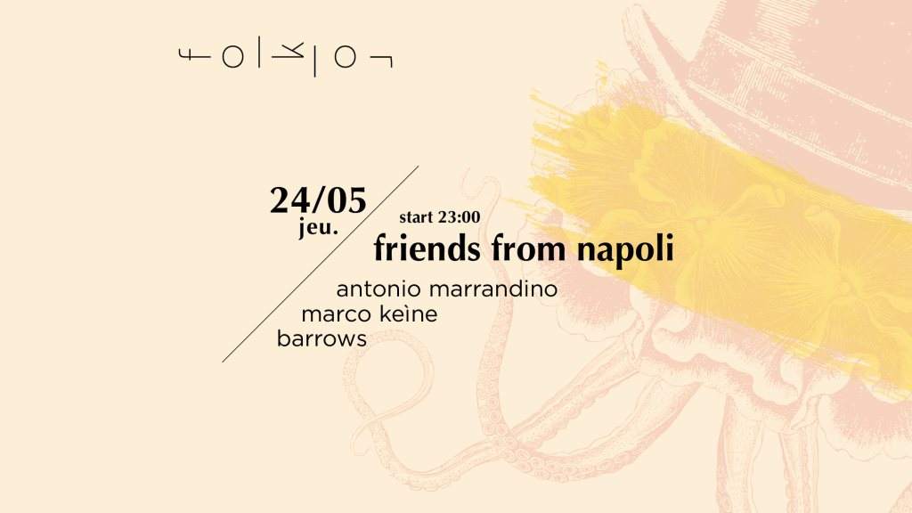 Friends From Napoli - フライヤー表