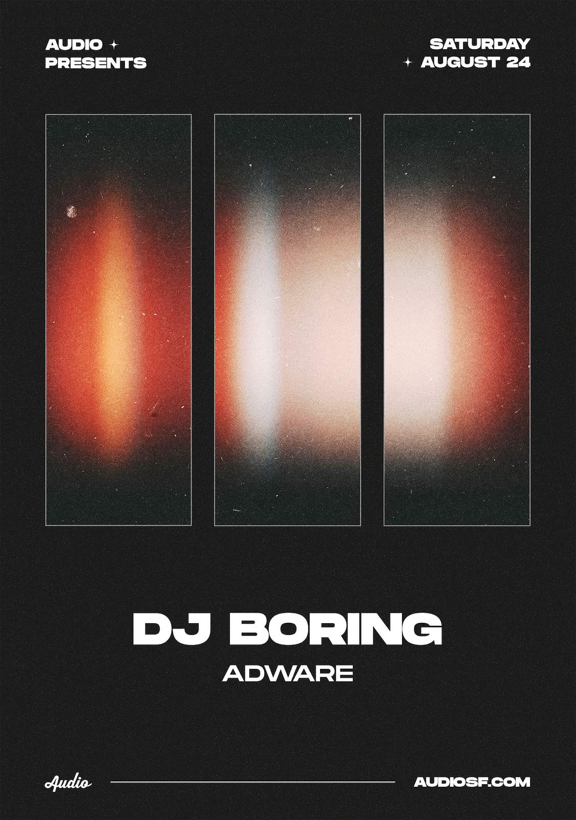 DJ BORING - フライヤー表