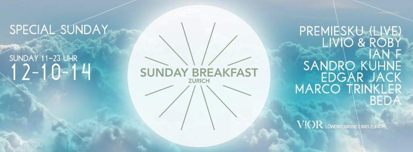 Sunday Breakfast 'Special Date - Página frontal