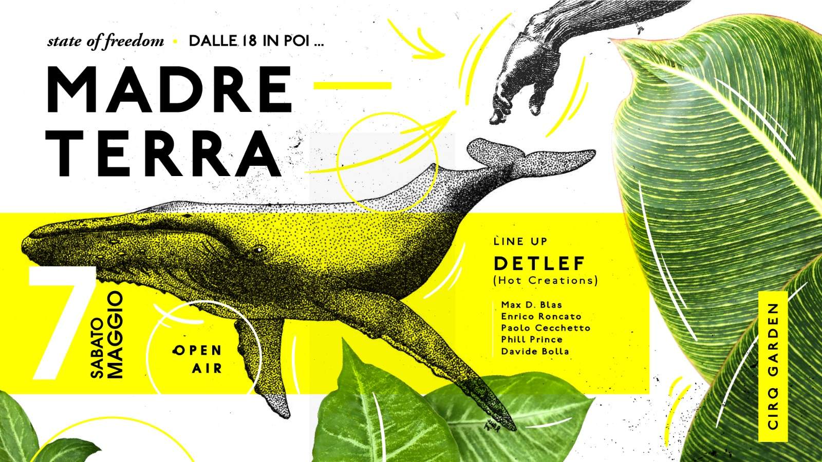 Madre Terra with Detlef (Hot Creations) - フライヤー表