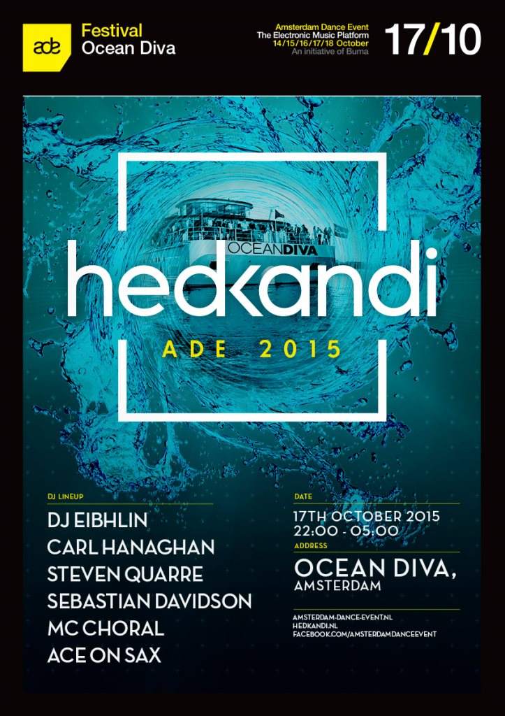 Hed Kandi ADE Special 2015 - フライヤー表