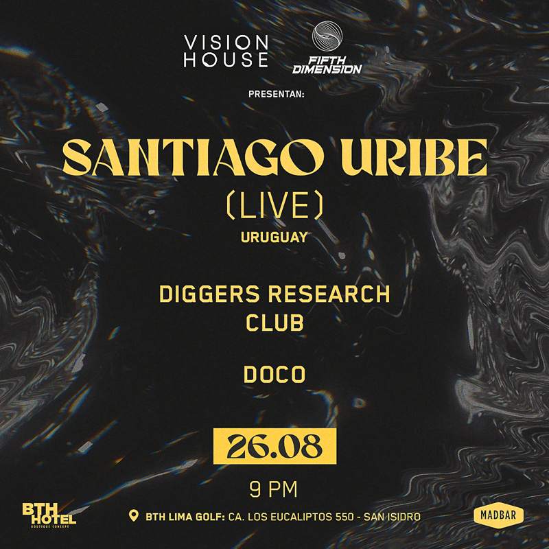 Santiago Uribe / VISION HOUSE & 5th Dimension - Página frontal