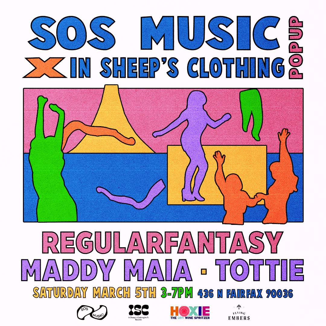 SOS Music X In Sheep's Clothing Pop Up - フライヤー表