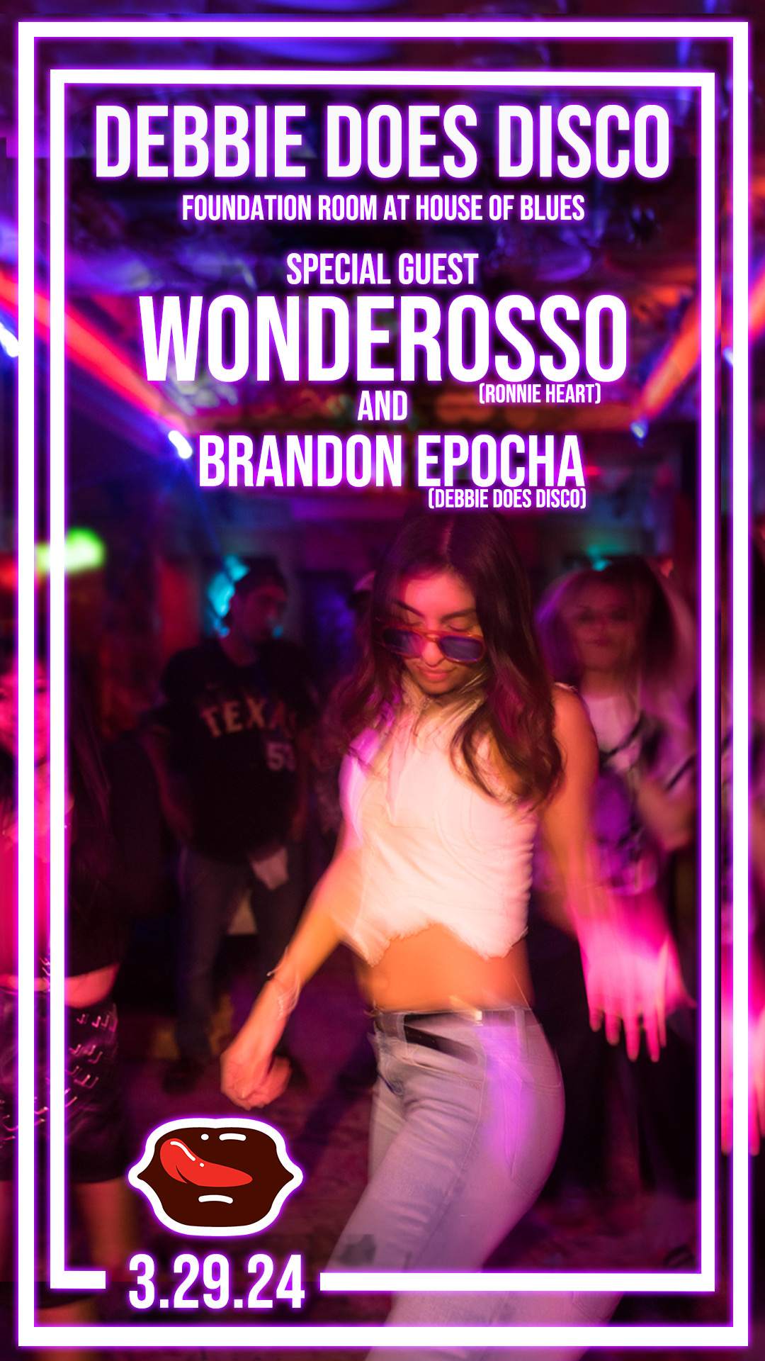 Debbie Does Disco w/ WONDEROSSO at Foundation Room, Dallas/Fort Worth