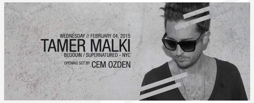 Re:Set presents Tamer Malki with Cem Ozden - フライヤー表