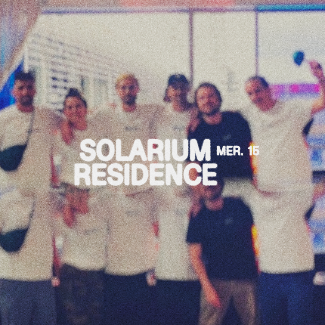 Solarium résidence - フライヤー表