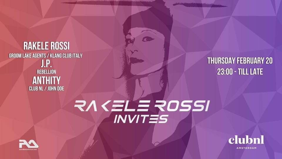 Rakele Rossi Invites - フライヤー表