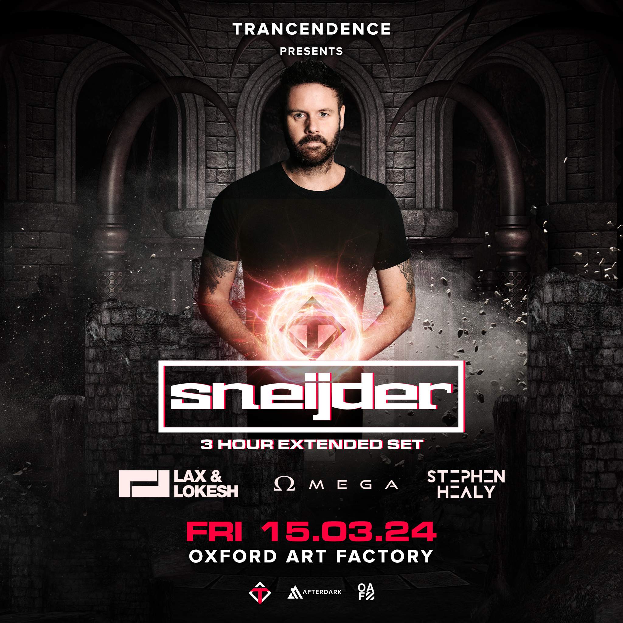 Trancendence pres Sneijder (IRE) + Trance, Hard Tech, Techno + Guests - Página frontal