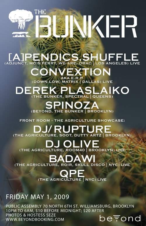 The Bunker with [a]pendics Shuffle, Convextion, Dj Rupture - Página frontal