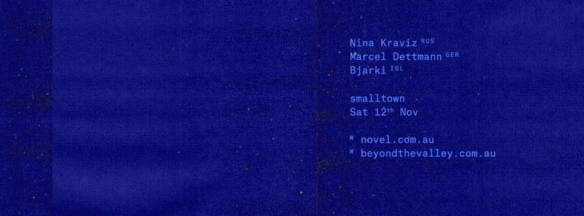 Smalltown with Nina Kraviz, Marcel Dettmann & Bjarki - フライヤー表