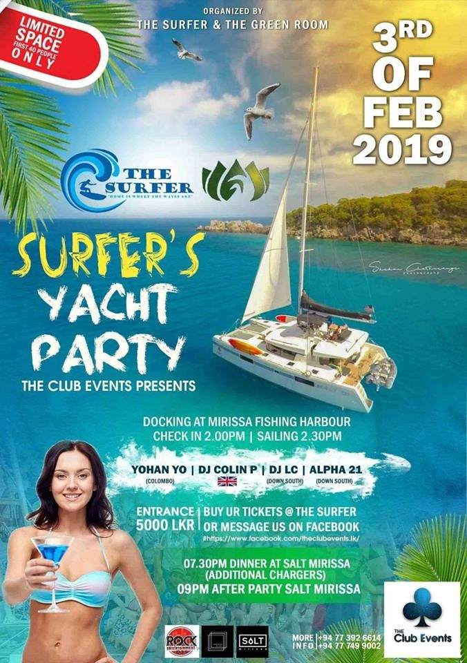 Surfers YACHT PARTY