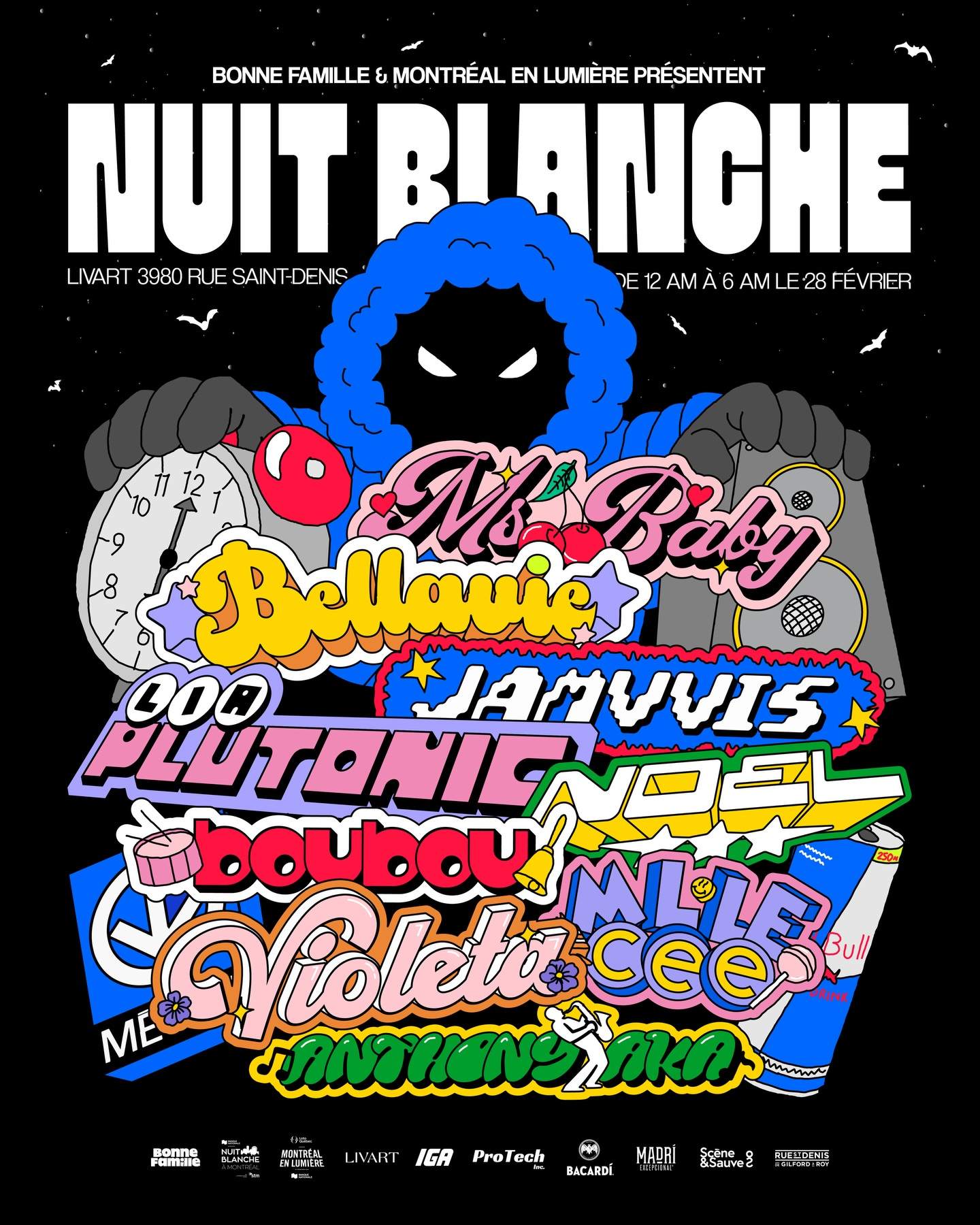 Nuit Blanche x Bonne Famille at Le Livart, Montreal