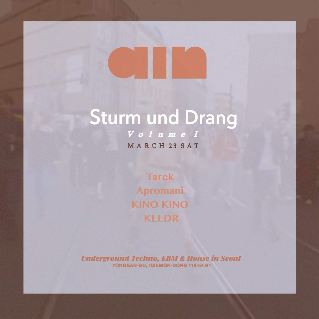 Sturm und Drang Vol.1 - フライヤー表