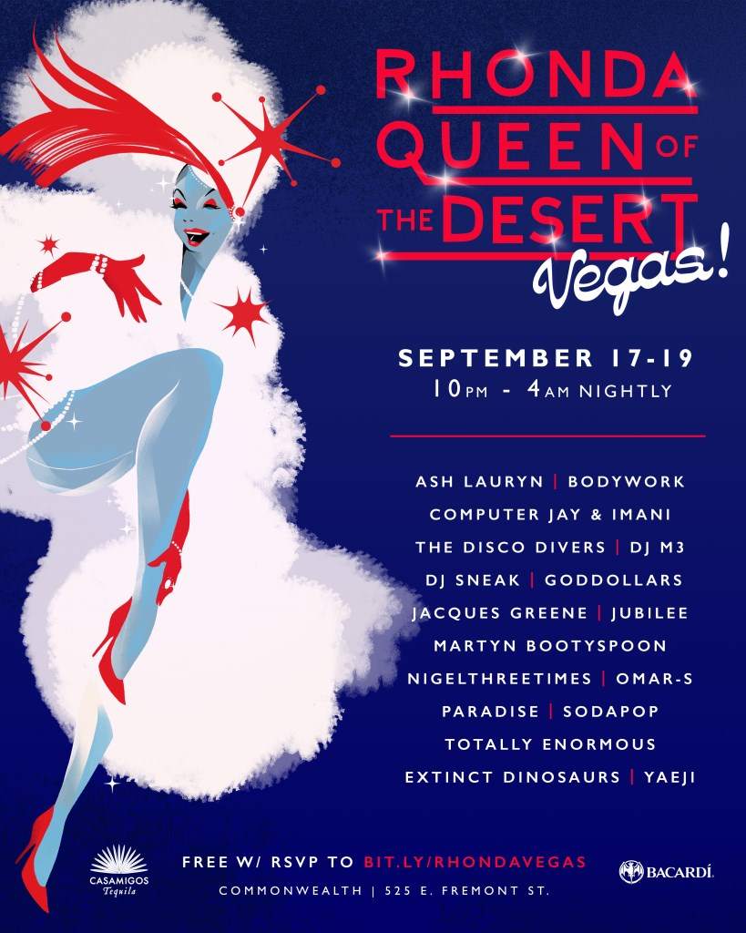 Rhonda Queen of the Desert: Vegas - Flyer front